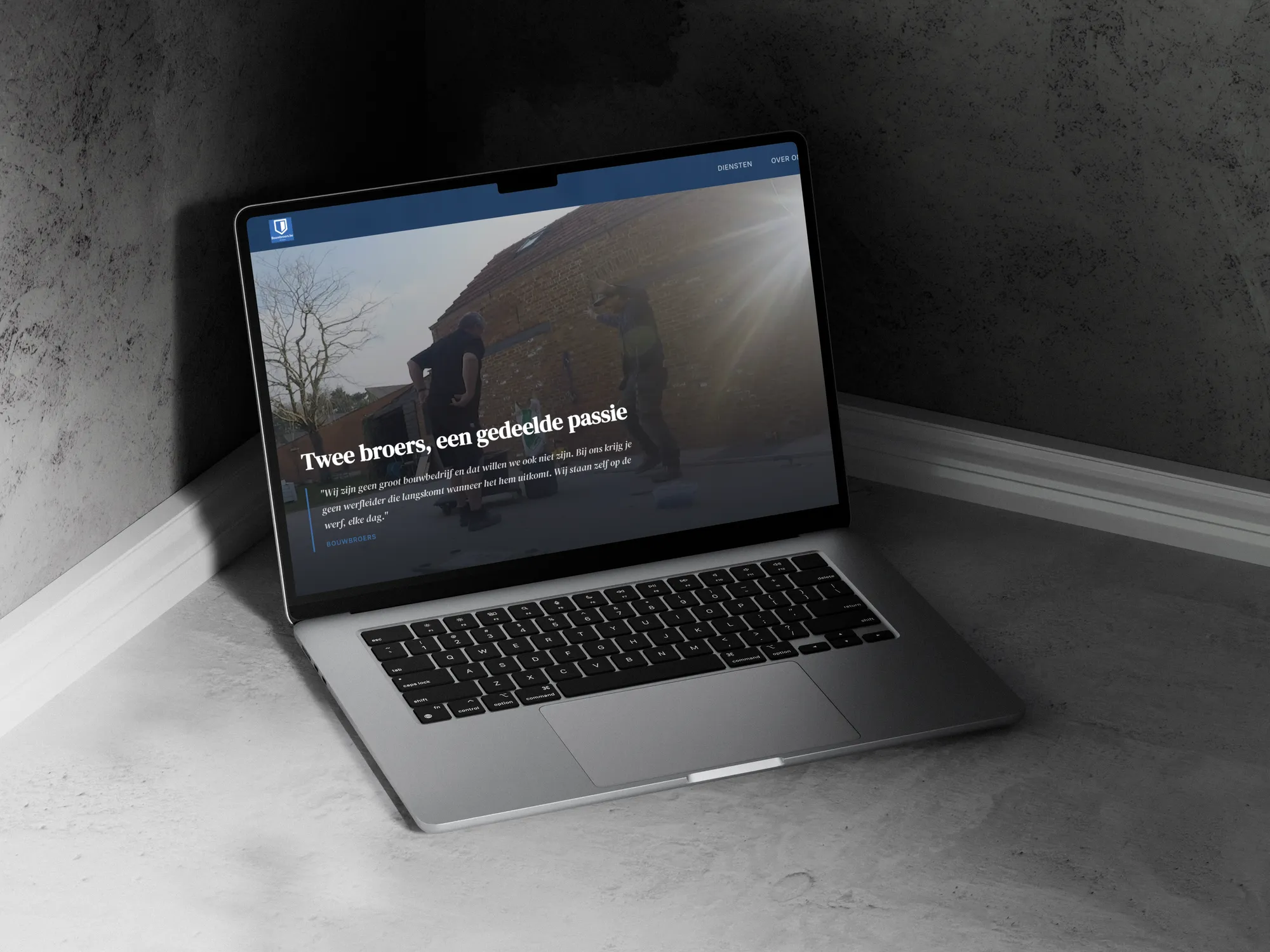 Bouwbroers website over ons pagina