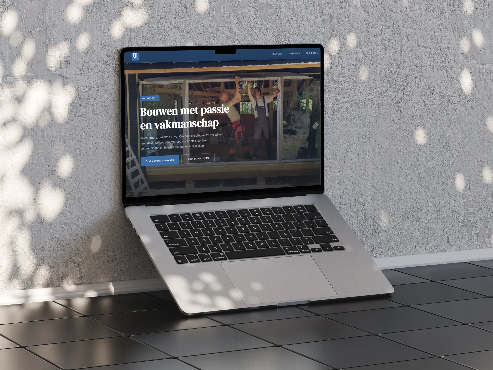 Bouwbroers website overzicht