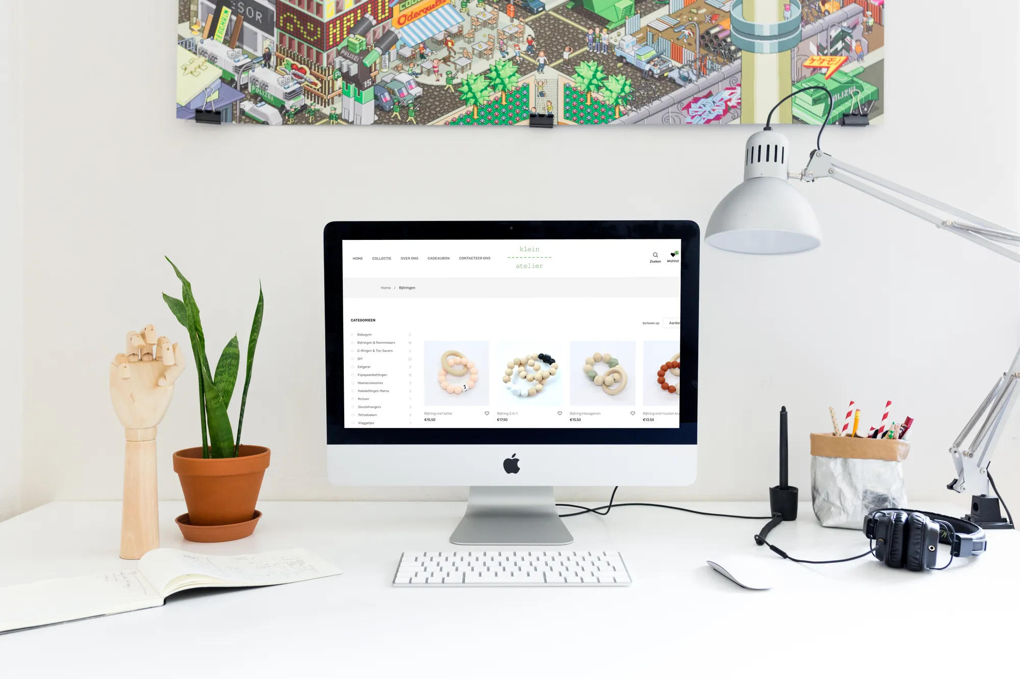 Klein Atelier webshop overzicht